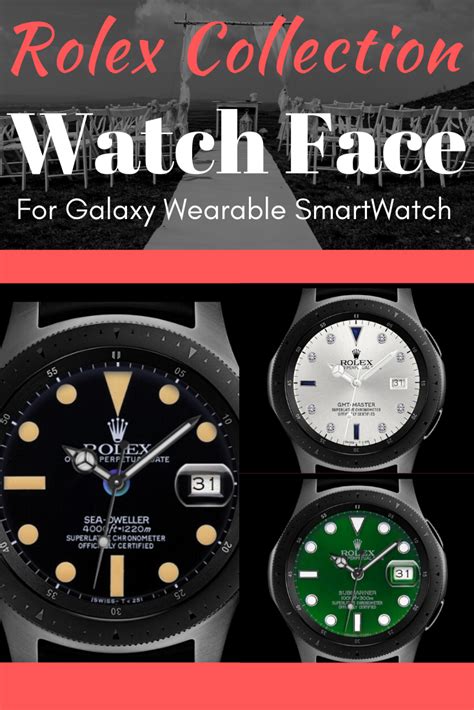 samsung watch 4 rolex face|Rolex watch face for smartwatch.